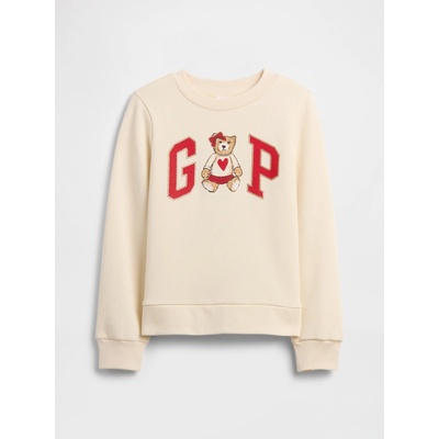 GAP detská mikina Brannan Bear s logom Béžová