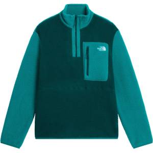 The North Face Поларена блуза The North Face Mens Yumiori Outdoor 1/4-Zip Fleece Top - Pacific Teal