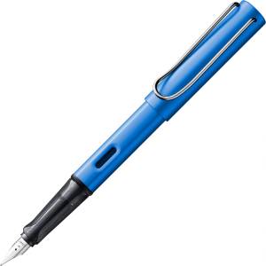 LAMY AL-star oceanblue fountain pen with polished steel nib in line width EF - 1220319 (1220319)