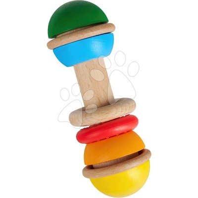 Eichhorn Drevená hrkálka Rattle Stick od 3 mes