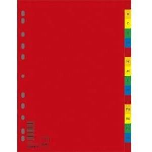 DONAU Cars DONAU, PP, A4, 230x297mm, A-Z, 16 cards, mix of colors