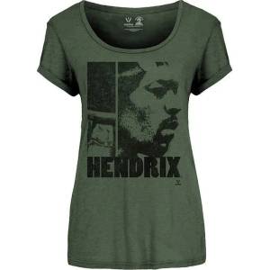 Jimi Hendrix Let Me Live Khaki Green L Дамски Риза (JHXTS15LK03)
