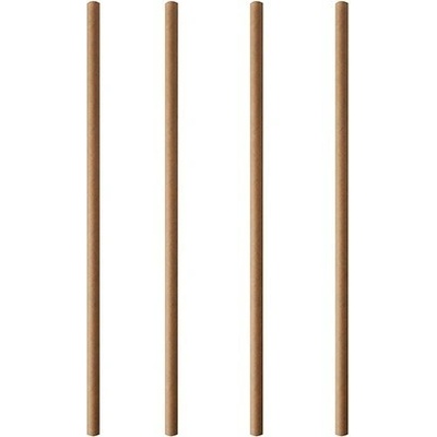 Jopka BIO slamka 6 mm 20 cm kraft papierová 100 kartón