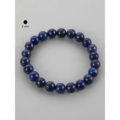 Prosperk náramek Lapis lazuli minerál korálky S4465