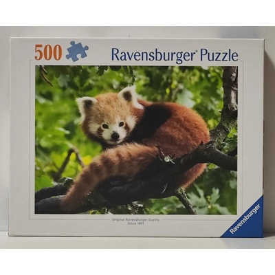 RAVENSBURGER Panda červená 500 dílků