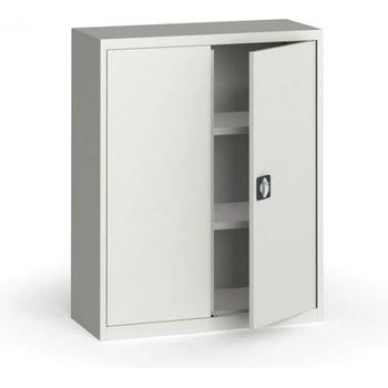 B2B Partner METAL, 1150 x 950 x 400 mm, 2 police, tmavě šedá / šedá