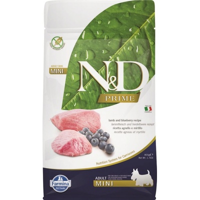 N&D Prime Dog Adult Mini Grain Free Lamb & Blueberry 6 x 0,8 kg