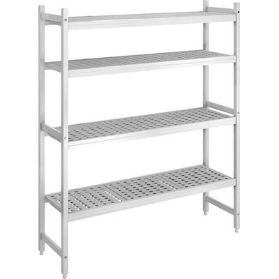 G.Gastro Základní hliníkový regál - 1315x1800 mm -Nosnost: 600 kg - D9779727