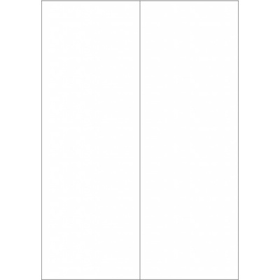 Print etikety 105x297mm biele