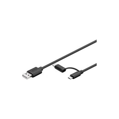 Goobay 71892 USB 2.0, 1m, černý