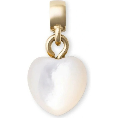 Daniel Wellington pozlátený prívesok s perleťou Mother of Pearl DW00401479