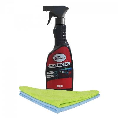 Nasucho Tekutý nano vosk AUTO 500 ml+2x utěrka