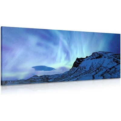 Obraz severské polární světlo - 120x60