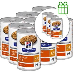 Hill's Hill s Prescription Diet c/d Multicare Грижа за пикочната система за кучета 370 г, 9+3 БЕЗПЛАТНО