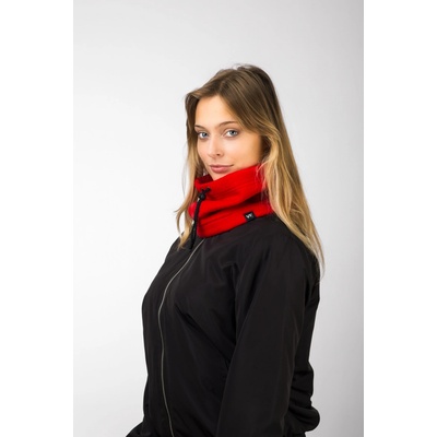 VFstyle fleecový nákrčník Warm červený