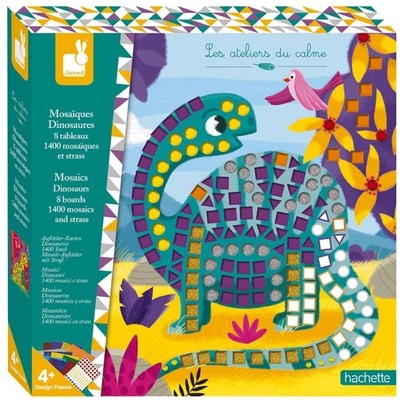 Janod Atelier мозайка Динозаври Комплект Maxi 4+