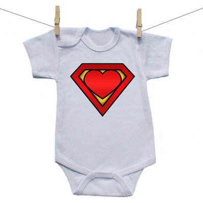 Body s krátkym rukávom Super baby