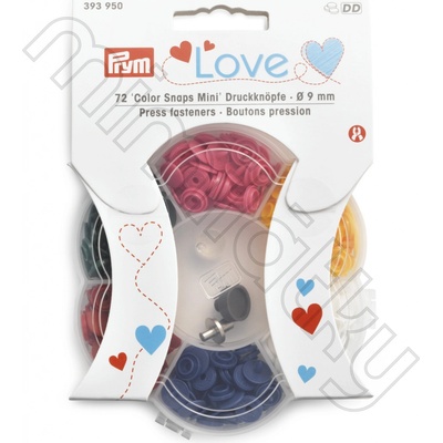 Patentky MINI "Color snaps" 72 ks PRYM LOVE