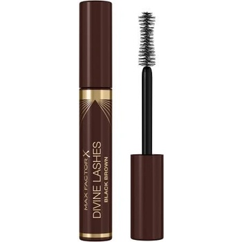 Max Factor Divine Lashes riasenka pre natočenie o oddelenie rias 002 Black Brown 8 ml