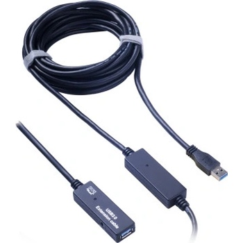 PremiumCord ku3rep20 USB 3.0 repeater a prodlužovací A/M-A/F, 20m