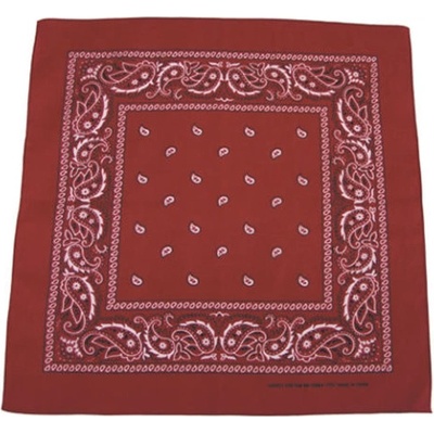 Bandana šátek vínová/černá