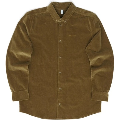 Mazine Мъжка риза с копчета Mazine Corduroy Shirt - Dried Olive - размер XL (033-2776-0314)