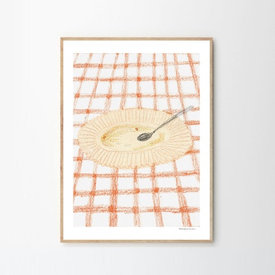 The Poster Club Plagát Plato Hondo Marina García Fernández 30x40 cm