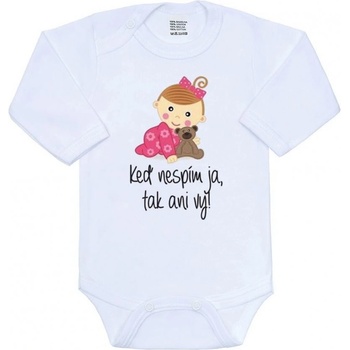 Body s potlačou New Baby Keď nespím ja tak ani vy