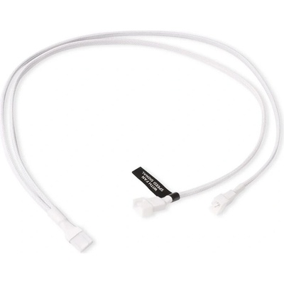 Alphacool Сплитер Alphacool - Y-Splitter 4-Pin/2x 4-Pin PWM, 0.60 m, бял (18724)