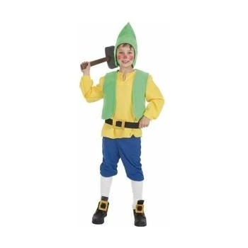 BigBuy Carnival Маскировъчен костюм за деца Жълт Джудже 7 Части Размер Размер - 3-5 години