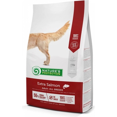 Nature's Protection Extra Salmon - суха храна със сьомга кучета от всички породи