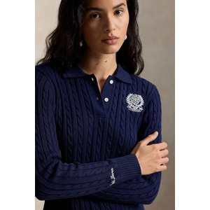 Ralph Lauren пуловер дамски от памук Wimbledon (211B15810) - answear - 430,09 лв