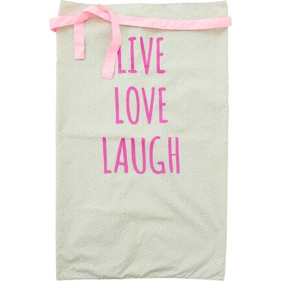 rice Bavlněná zástěra do pasu Neon Print zelená textil