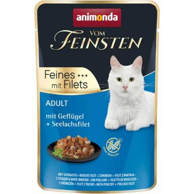 Animonda Vom Feinsten Adult jemné filety z drůbežího masa a tresky tmavé 36x85 g