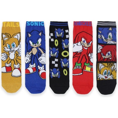 Character Детски чорапи Character Sonic 5 Pack Socks Infants - Multi