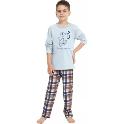Chlapecké pyžamo s obrázkem Parker Taro modrá světlá