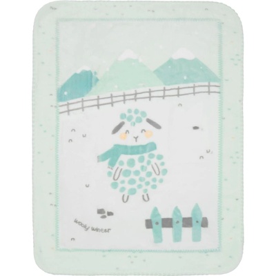KikkaBoo Супер меко бебешко одеяло 80/110 см Sleepy Sheep (kikka-31103020147)