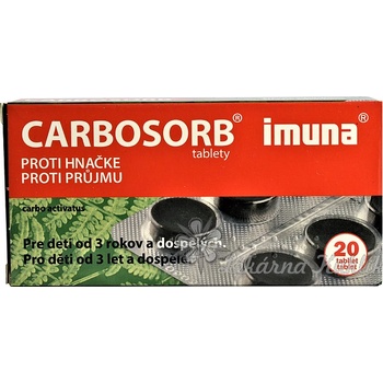 CARBOSORB POR 320MG TBL NOB 20