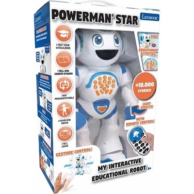Lexibook Interaktívny robot POWERMAN STAR dánsky hovoriaci 90153