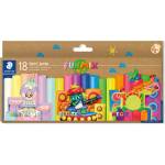 STAEDTLER Пластилин Staedtler Noris Jumbo, 18 цвята (35096-А)