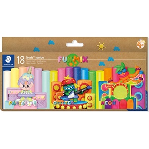 STAEDTLER Пластилин Staedtler Noris Jumbo, 18 цвята (35096-А)