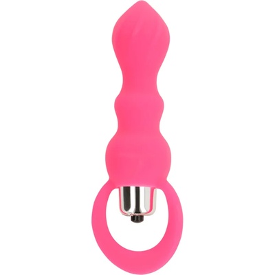 Ohmama Vibrating Butt Plug 9cm Pink