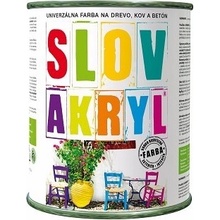 Slovlak Slovakryl 0,75 kg červený