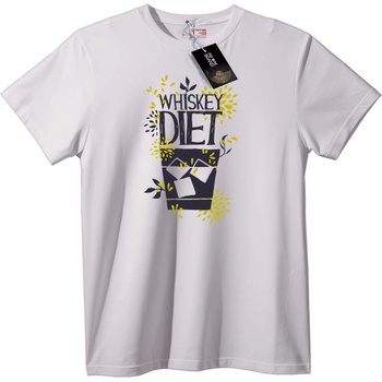 NOONEBRAND Тениска Уиски диета - 2XL, Black