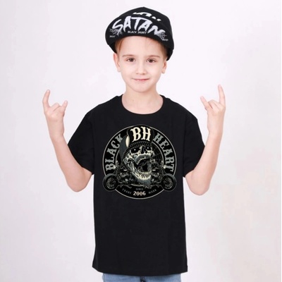 Black heart детска тениска black heart - twitch - черна - 13748