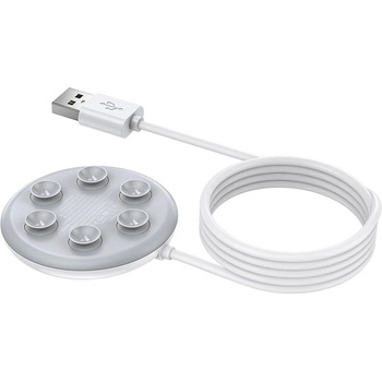 REMAX Безжично зарядно устройство Remax RP-W15, Qi, 10W, Вакуум, Бял - 40300 (40300)