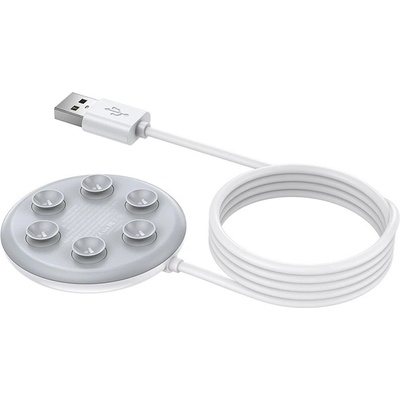 REMAX Безжично зарядно устройство Remax RP-W15, Qi, 10W, Вакуум, Бял - 40300 (40300)