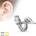 Piercingate Činka do ucha Had PNC00089