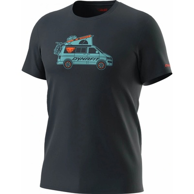 Dynafit Graphic cotton pánské triko krátký rukáv Blueberry/Dynavan