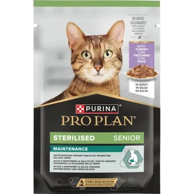 Pro Plan Cat Senior 7+ Sterilised s krůtou 85 g